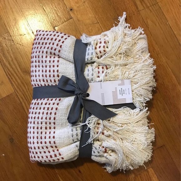 West Elm woven colorblock throw blanket - Picture 5 of 8